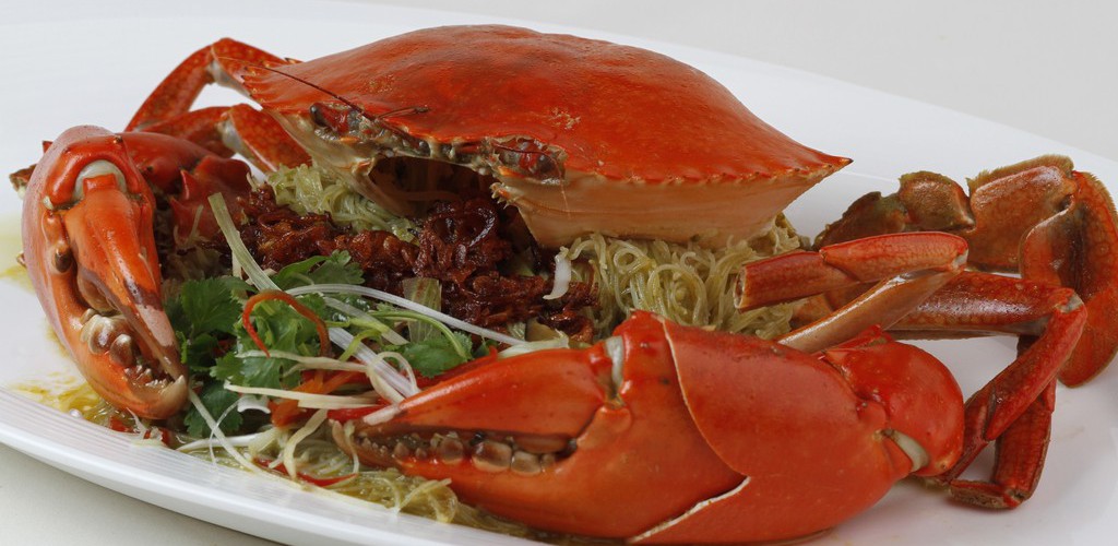 Triple Cooked Crab With Bee Hoon<br/>明記三味米粉螃蚧